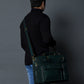 Tuscany Italian Leather Briefcase, Green