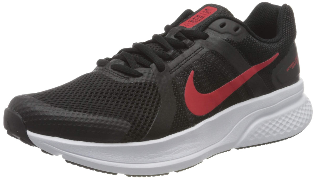 NIKE Zapatillas de hombre Run Swift 2 Negras Rojo Univ Blancas 10
