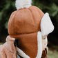 Faux Fur-Lined Kids Winter Hat | Windproof Toddler Trapper Hat