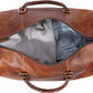 Tan Leather Trolley Bag 44L