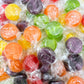 Caramelos duros Fruit Buttons – Surtido de frutas – Bolsa económica a granel