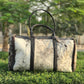 Authentic Cowhide Leather Duffel Bag, Medium Size,  Unforgettable Birthday or Anniversary Gift