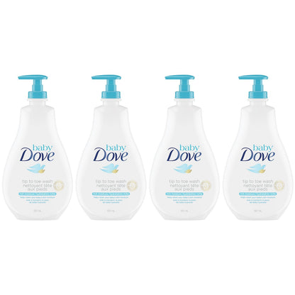 Baby Dove Tip To Toe Wash Rich Moisture - 13 oz Pack of 4