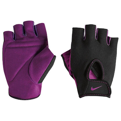 Guantes de entrenamiento Nike para mujer Fundamental (negro/Bold Berry, talla L)
