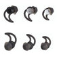 CYADCI Puntas para Auriculares, Suaves y Cómodas, de Silicona, 3 Pares, con Aislamiento de Ruido, Tallas SML, Negras, Puntas de Repuesto para Auriculares Compatibles con Bose Qc20 Qc30 IE2 SoundSport IE3 SIE2i