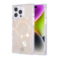 Cocomii - Rectangle Case Compatible with iPhone 13 - Compatible with MagSafe, Real Mother of Pearl, Opalescent Seashell, Glossy, Magnetic Phone Case for iPhone 13 6.1 inch, Iridescent