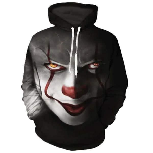 Sudadera con capucha "El payaso bailarín" impresa en 3D
