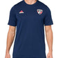 adidas Mens Size Short Sleeve Pre-Game T-Shirt Team Navy Blue/Fc Dallas XX-Large Tall