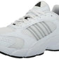 adidas Mens 2000 Runner Sneaker White/Grey/Black 8.5