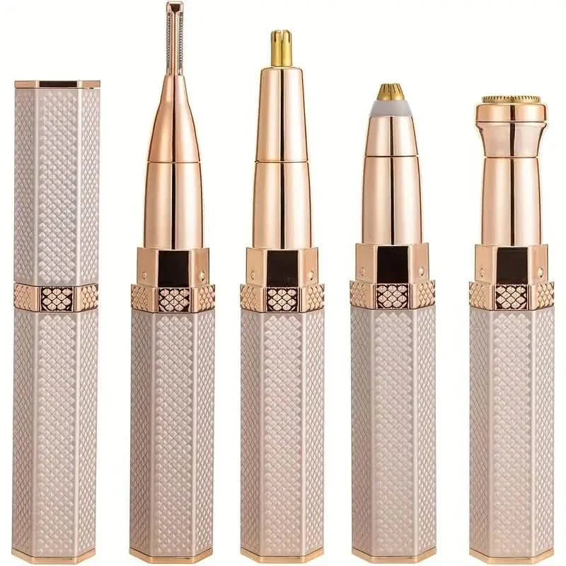 Afeitadora Eléctrica Facial 4 en 1 para Mujer