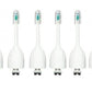 4 or 6-Pack: Replacement e-Series-Compatible Toothbrush Heads