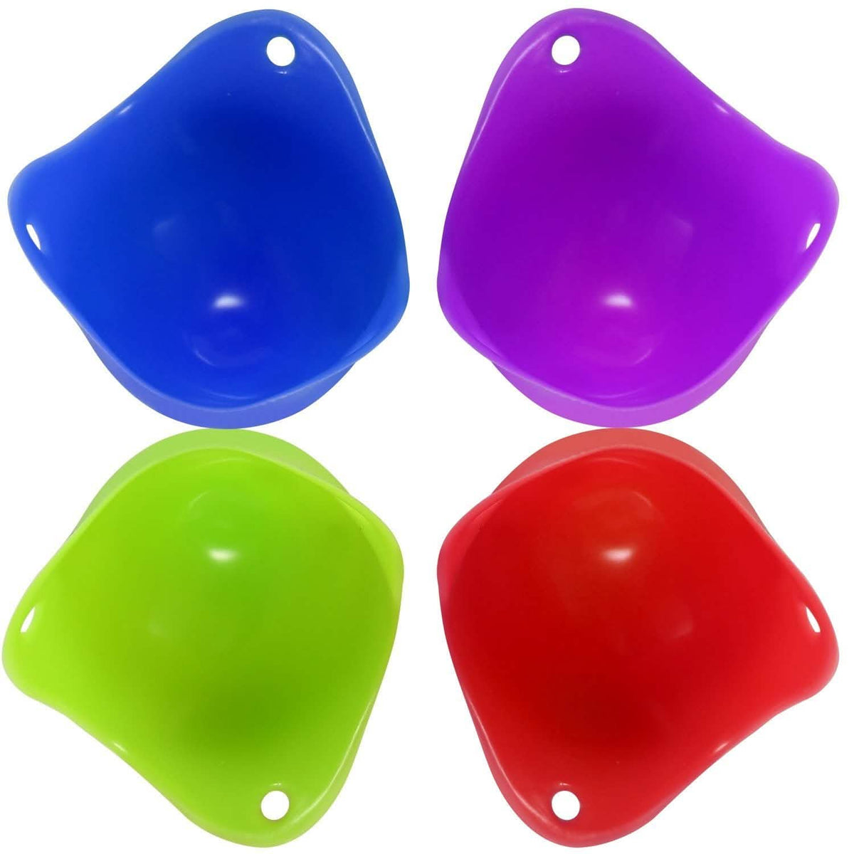 Paquete de 4: Copas de silicona para escalfar huevos