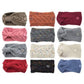 4-Pack: Women's Winter Headband and Ear Warmer with Buttons to Hold Mask
