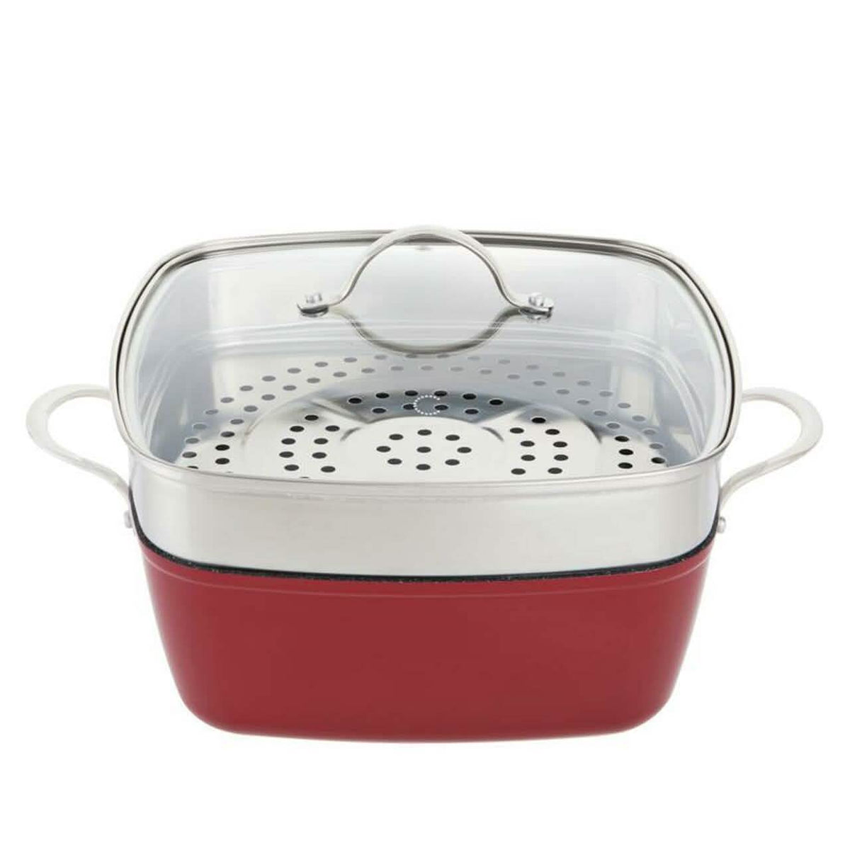 Juego de sartén cuadrada para saltear de 4 piezas Curtis Stone Dura-Pan Chef (reacondicionado)