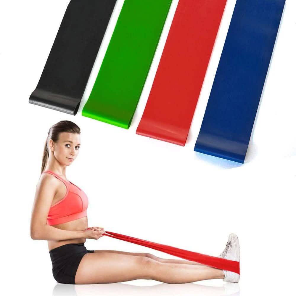 Juego de 4 piezas: Bandas elásticas de resistencia para ejercicio, asistencia para dominadas, entrenamiento de yoga