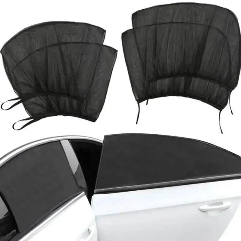 Juego de 4 piezas: parasoles para ventanas delanteras y traseras del coche