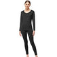 4-Piece Set: Women's Ultrasoft Microfiber Fleece Thermal