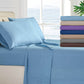 4-Piece: Stripe Smooth Textured Bedding Sheet Set