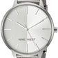 Reloj Nine West de pulsera de malla con esfera "Sunray" para mujer