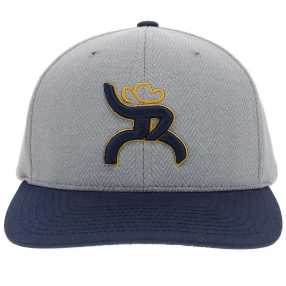 Gorra HOOey Hawk Roughy (gris/azul marino)