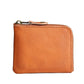 Women's & Men's Layer Cowhide Short Leather Zipper For Ladies Wallets