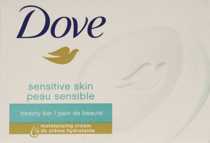 Jabones en barra sin perfume para piel sensible Dove - 6 unidades