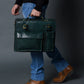 Tuscany Italian Leather Briefcase, Green