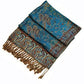 Sakkas Double Layer Jacquard Paisley Pashmina Shawl / Wrap / Stole