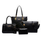 Women's Fashion Embossing Diamond Plaid Portable Shoulder Bags