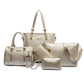 Women's Fashion Embossing Diamond Plaid Portable Shoulder Bags