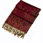 Sakkas Double Layer Jacquard Paisley Pashmina Shawl / Wrap / Stole