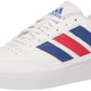 adidas Mens Courtblock Sneaker White/White/Better Scarlet 14