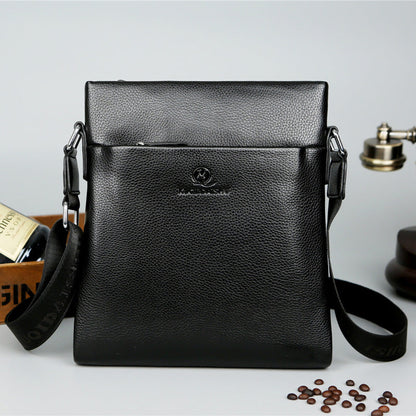 Men's Cool Kangaroo Business Authentic Leather Tactile Men's Shoulder Bags