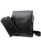Men's Cool Kangaroo Business Authentic Leather Tactile Men's Shoulder Bags
