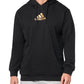 adidas Mens Metallic Graphic Hoodie Black Small