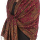 Sakkas Double Layer Jacquard Paisley Pashmina Shawl / Wrap / Stole