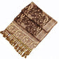 Sakkas Double Layer Jacquard Paisley Pashmina Shawl / Wrap / Stole