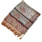 Sakkas Double Layer Jacquard Paisley Pashmina Shawl / Wrap / Stole
