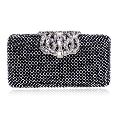 Women's Inlaid Crown Dinner Luxury Dress Austrian Evening Bags