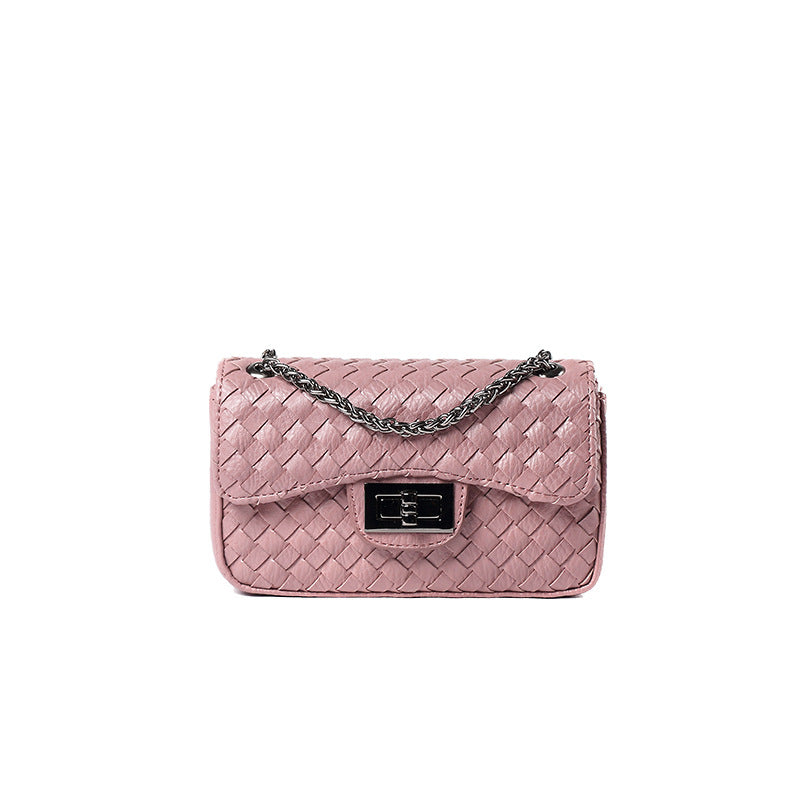 Women's Classic Style Mini Woven Chain Korean Crossbody Bags