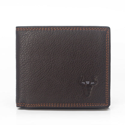 Men's Leather Horizontal Plus Circumference Multiple Slots Men's Wallets