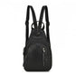 Women's Soft Leather Korean Style Fashion Single Backpacks