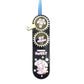 NIVEK Rocker Arm Lighter Gear Dial Lighter Kitty KT Cat Melody Kulomi Japanese Character Kawaii Blue Flame Jet Torch Refillable Black with Silver Rocker Dial (Melody)