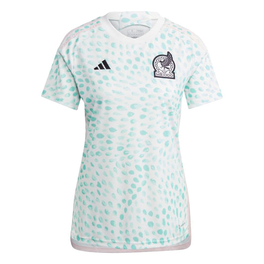 Camiseta de visitante adidas de fútbol de México 2023 para mujer (as1 Alpha l Regular Regular)