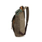 Men's Canvas Crazy Horse Leather Vintage Waterproof Bags