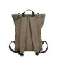 Men's Canvas Crazy Horse Leather Vintage Waterproof Bags