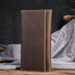 Men's Leather Thick Long First Layer Cowhide Ladies Wallets