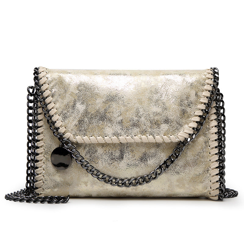 Women's Korean One Fashion Chain Size Clutch Crossbody Bags
