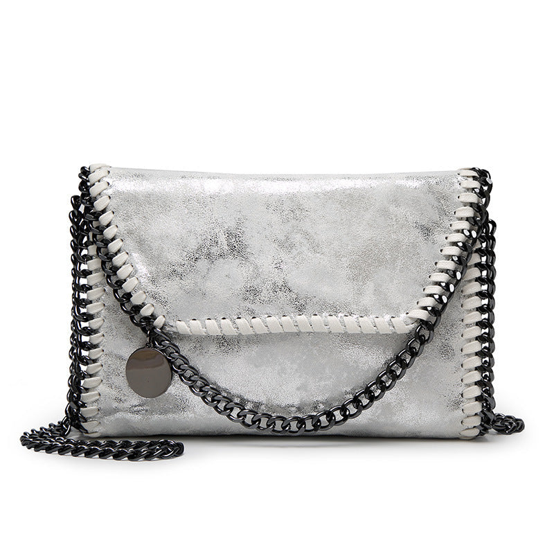 Women's Korean One Fashion Chain Size Clutch Crossbody Bags