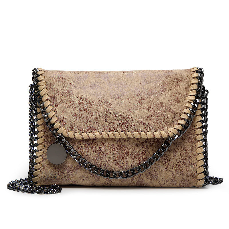 Women's Korean One Fashion Chain Size Clutch Crossbody Bags